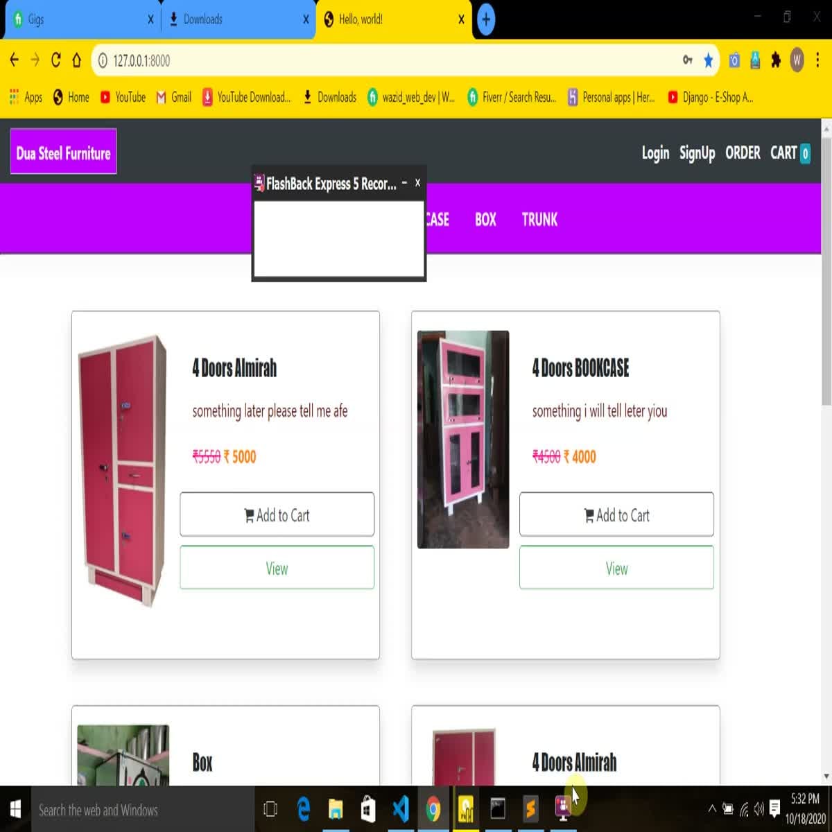 I will be your python django developer