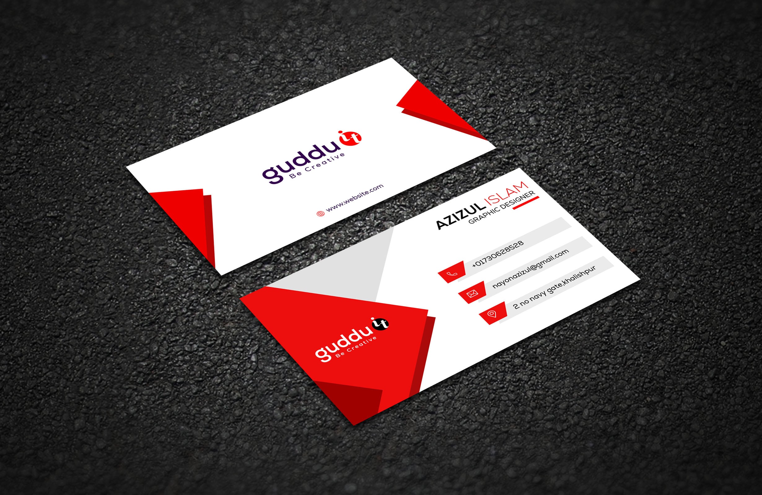 I will Design Professional Modern Business Card.