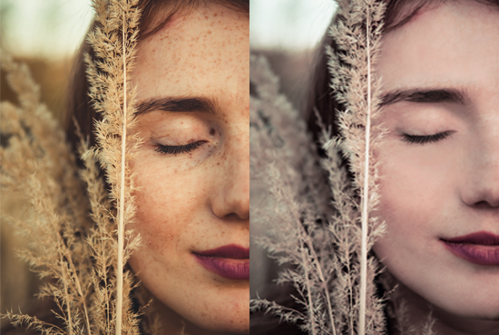 I will do quick skin retouching and magic retouch in adobe PS cc/cs6