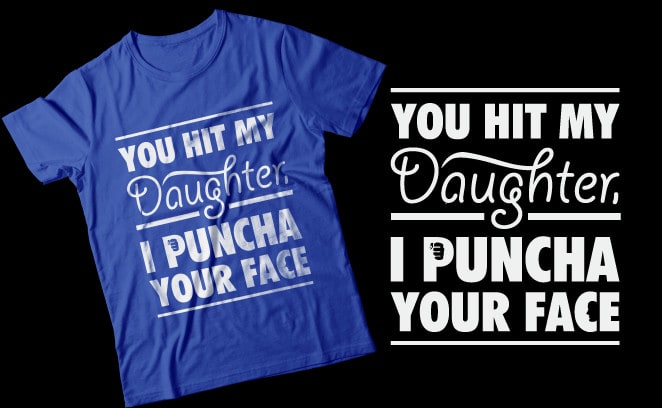 I will do custom graphic tshirt design and typography t shirt design in 24h