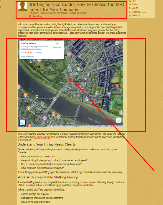 Local SEO Combo: Google Maps Citation, Dofollow Maps Embed Blog Post & Web 2.0 Links