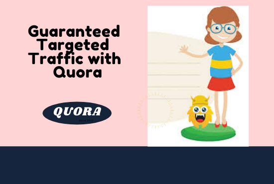 I will provide niche relevent traffic with 50 quora a...