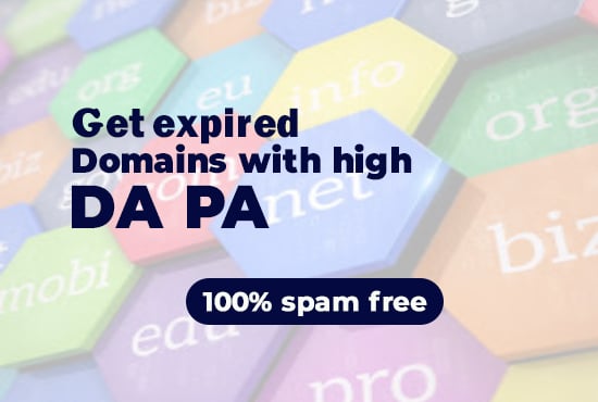 I will Research expired domain with high metrics for you