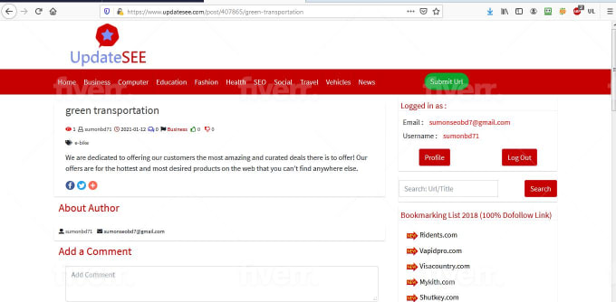 I can help you to create high quality SEO backlinks to boost your website ranking and organic traffi