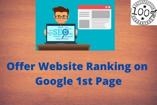 Rank your site on the 1st page in google with a guaranteed linkbuilding service