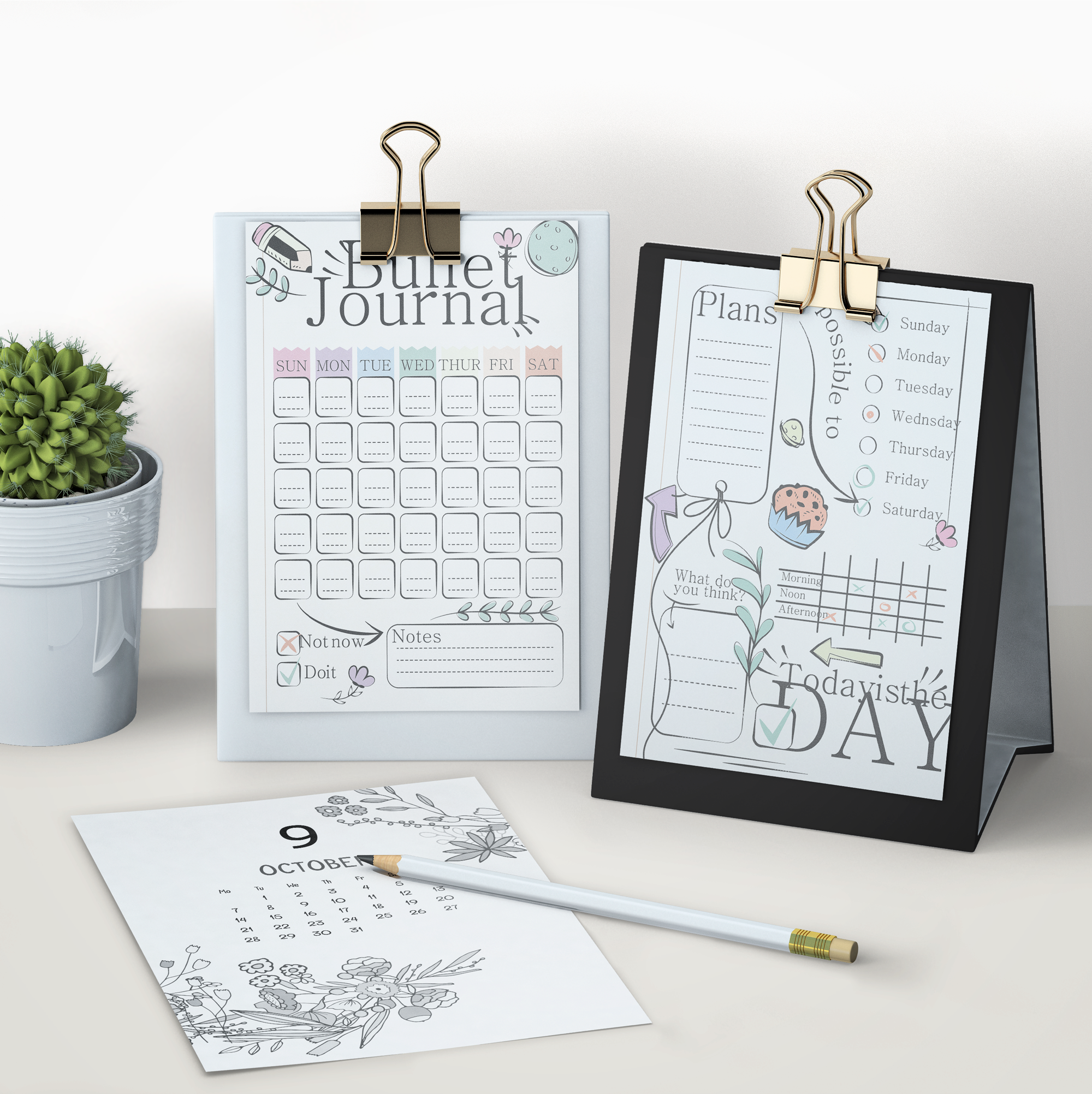 Create a custom planner, journal, calendar or ebook