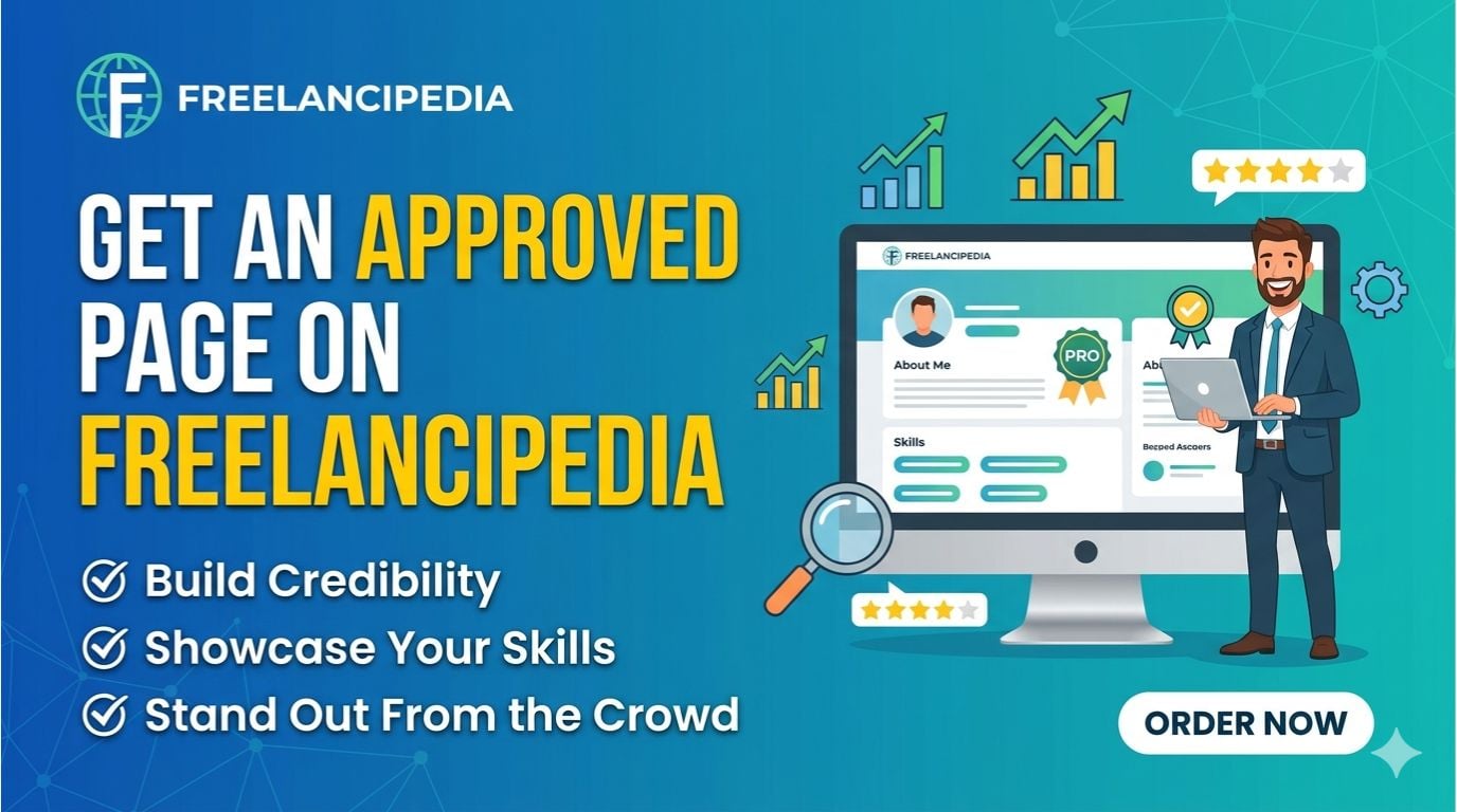 Get An Approved Page On Freelancipedia