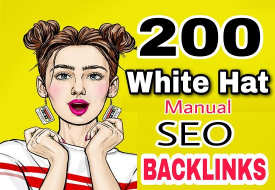 Create manual white hat 200 high pr authority SEO bac...