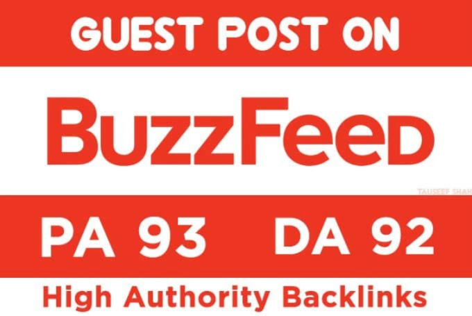 I will do high da pa bakclinks on medium and buzzfeed 