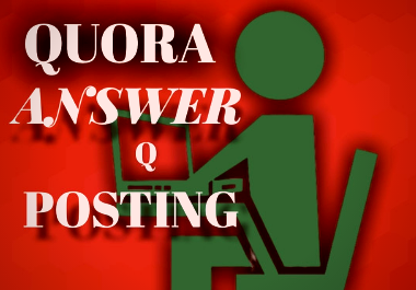 3 High Quality Quora Answer Posting with referring keywords