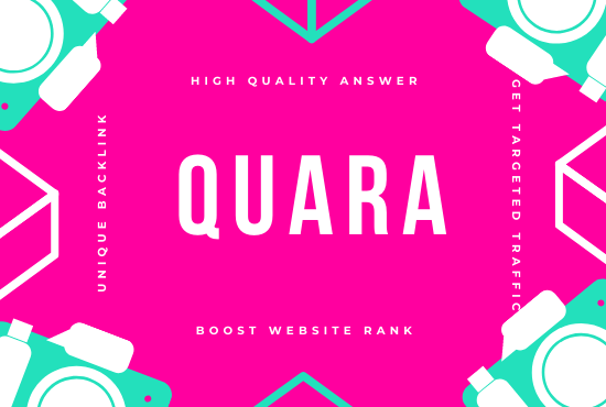 I will provide 10 high quality Quora services for your website traffic