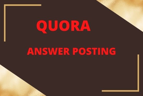 Promote your website with 20 unique Quora answer post...