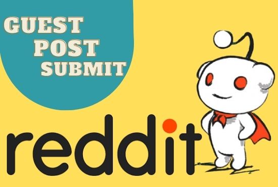 Promote your website by publishing 20 Guest post on reddit.com