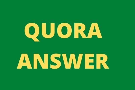 20 High Quality Quora Answers to your targeted traffic