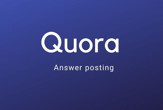 Promote your website 5 high Quora Answer with your Ke...