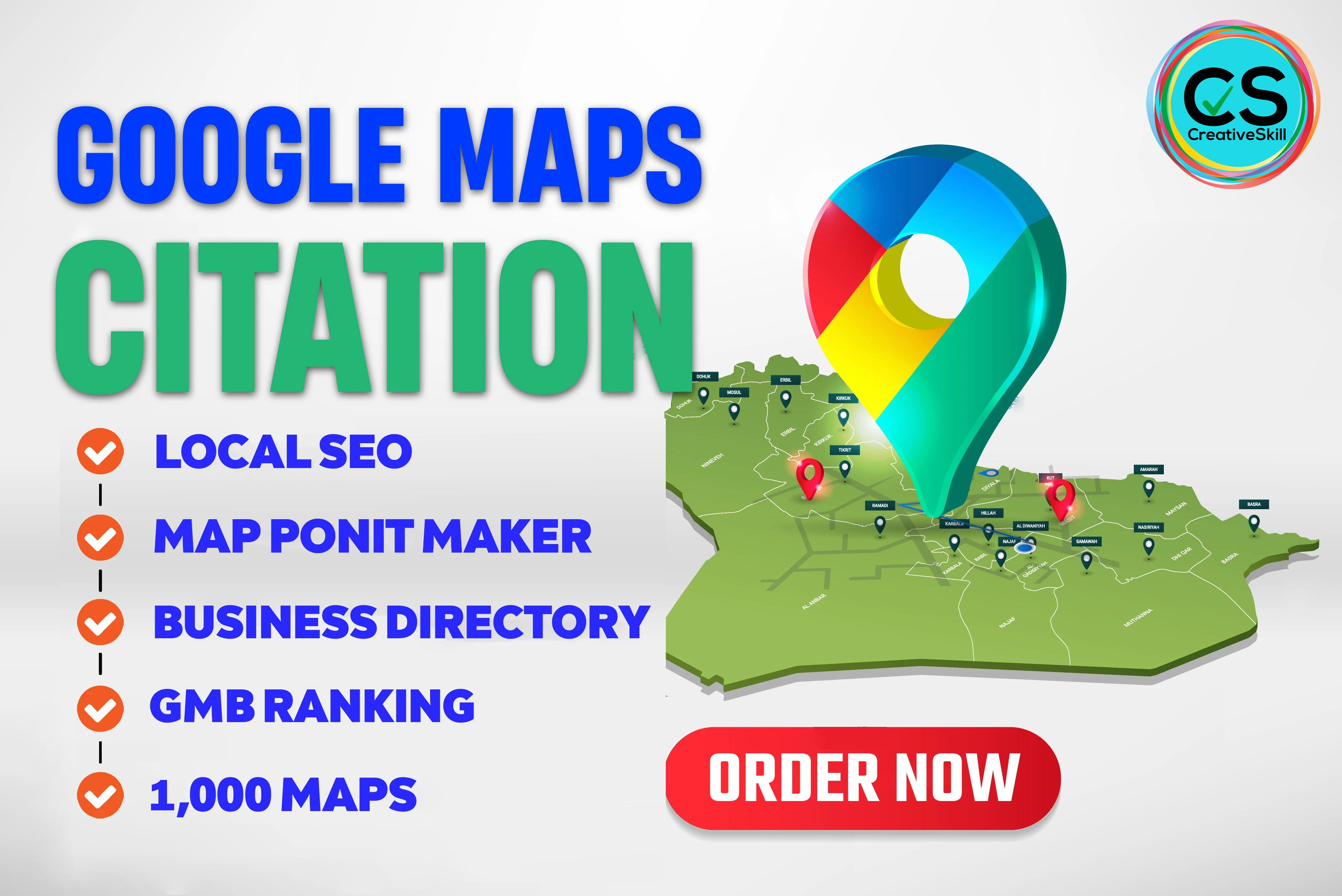 Get 1000+ Google Map Citations To Improve Local SEO & GMB Ranking