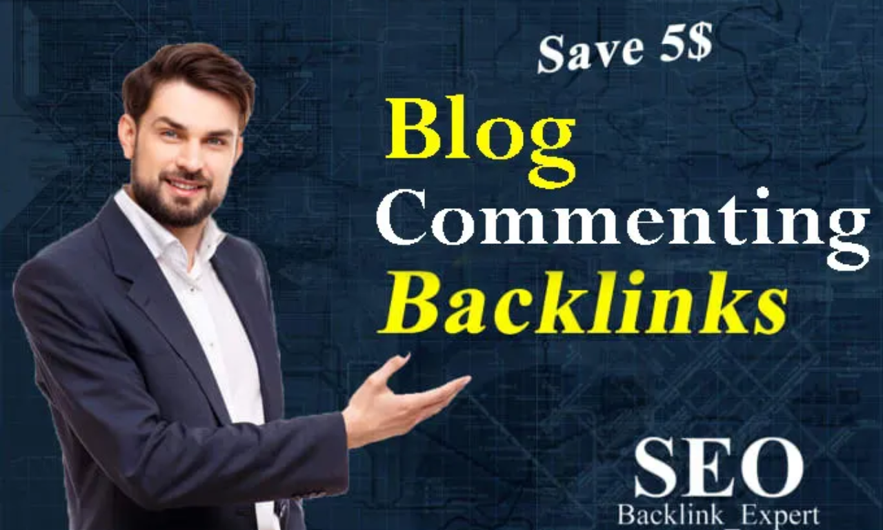 i wll do super Strong 100 safe and man-ually blog comment for website