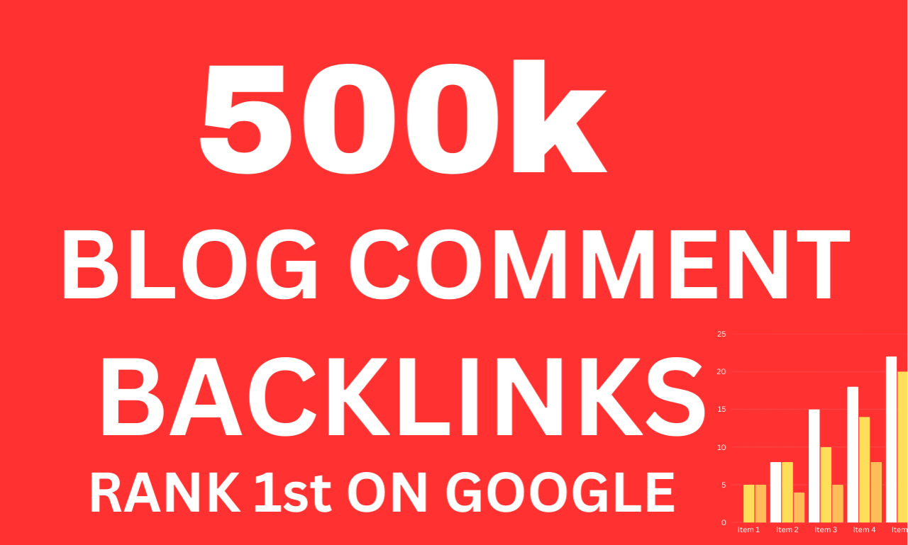 i wll do super Strong 100 safe and man-ually blog comment for website