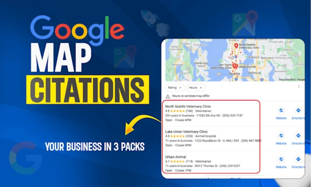 I will do 1500 point maps citations for ranking and local business SEO