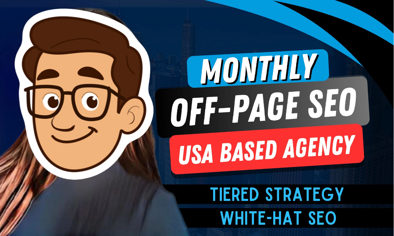 I will provide monthly seo Manual Backlink services 