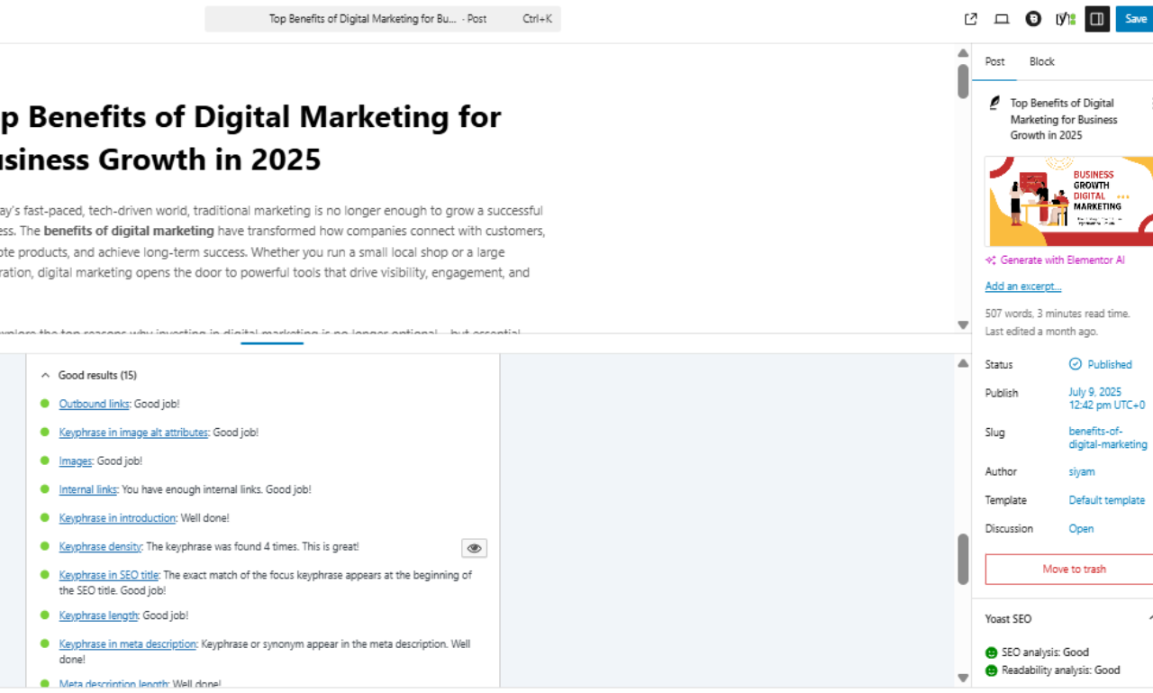 I will optimize your wordpress website SEO per page