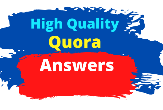 I will provided 20 Powerful Quora Answer with your Keyword and URL 