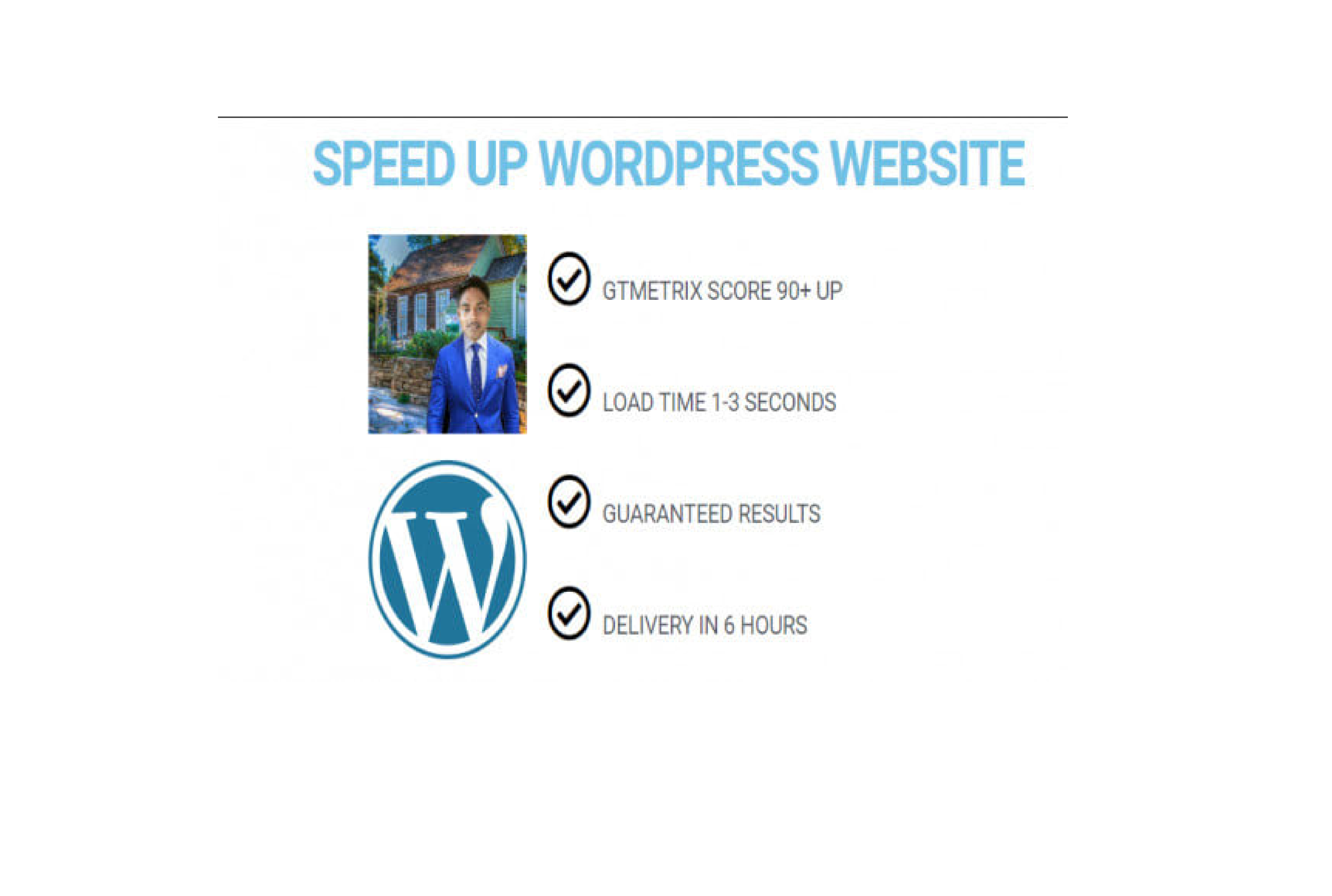 I will speed up or optimization your wordpress full website delivery 3 hours