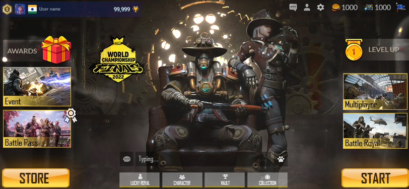 I will create amazing game interface design for you