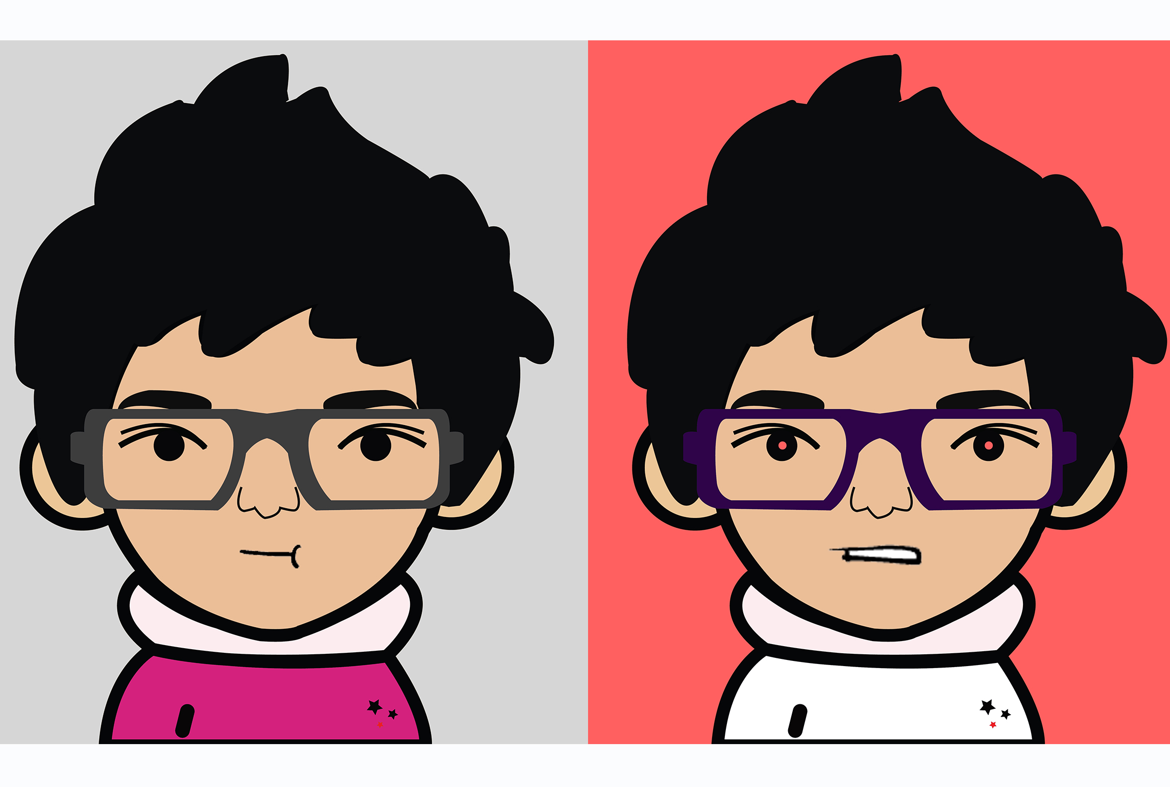 I will design unique 100, 1k, 10k 2D nft art collections traits