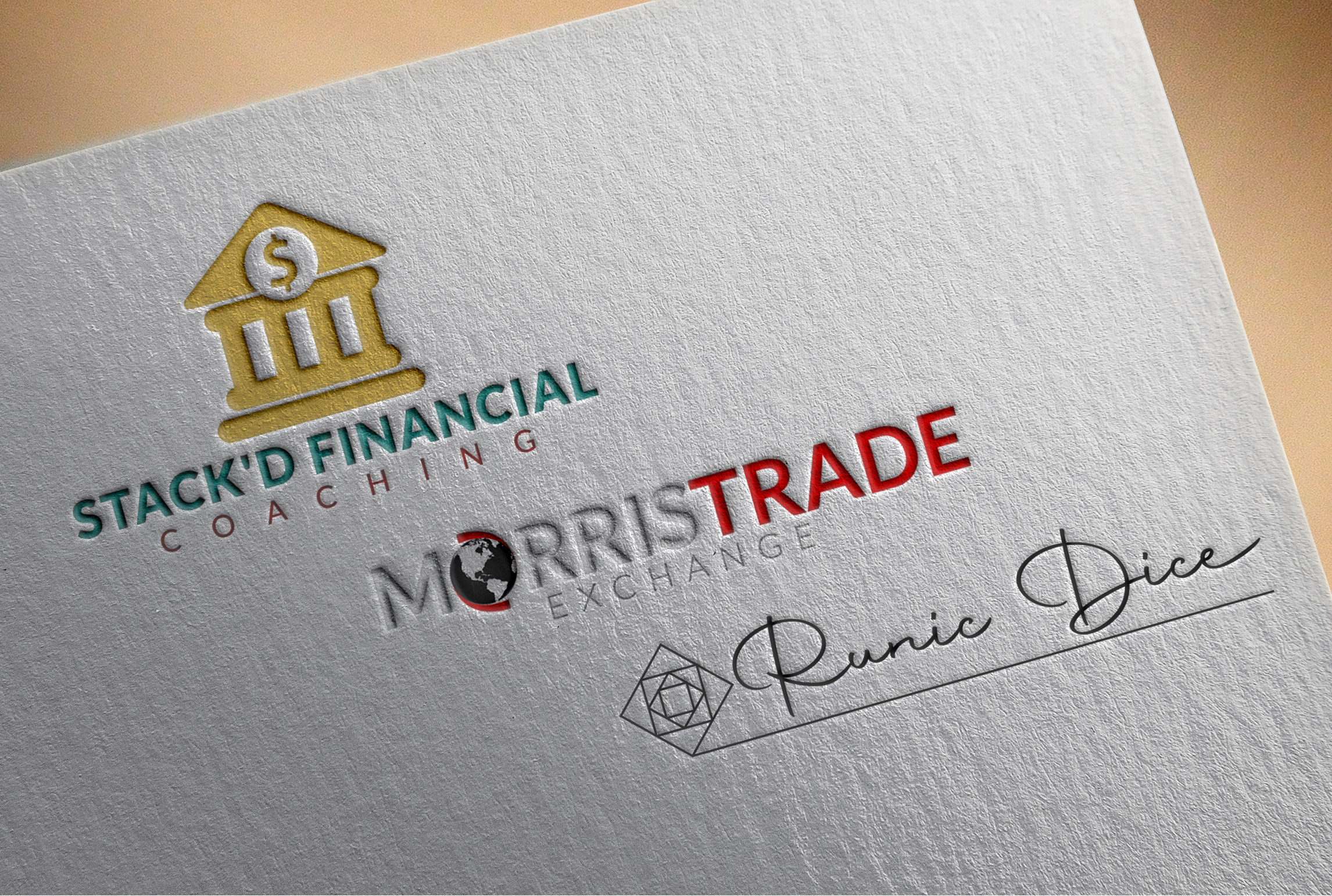 I will create modern flat minimalist business logo design