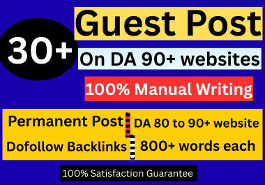 Guest post 30+ web2.0 Site write Unique article 800+ words and Quickly publish on DA 90+ website