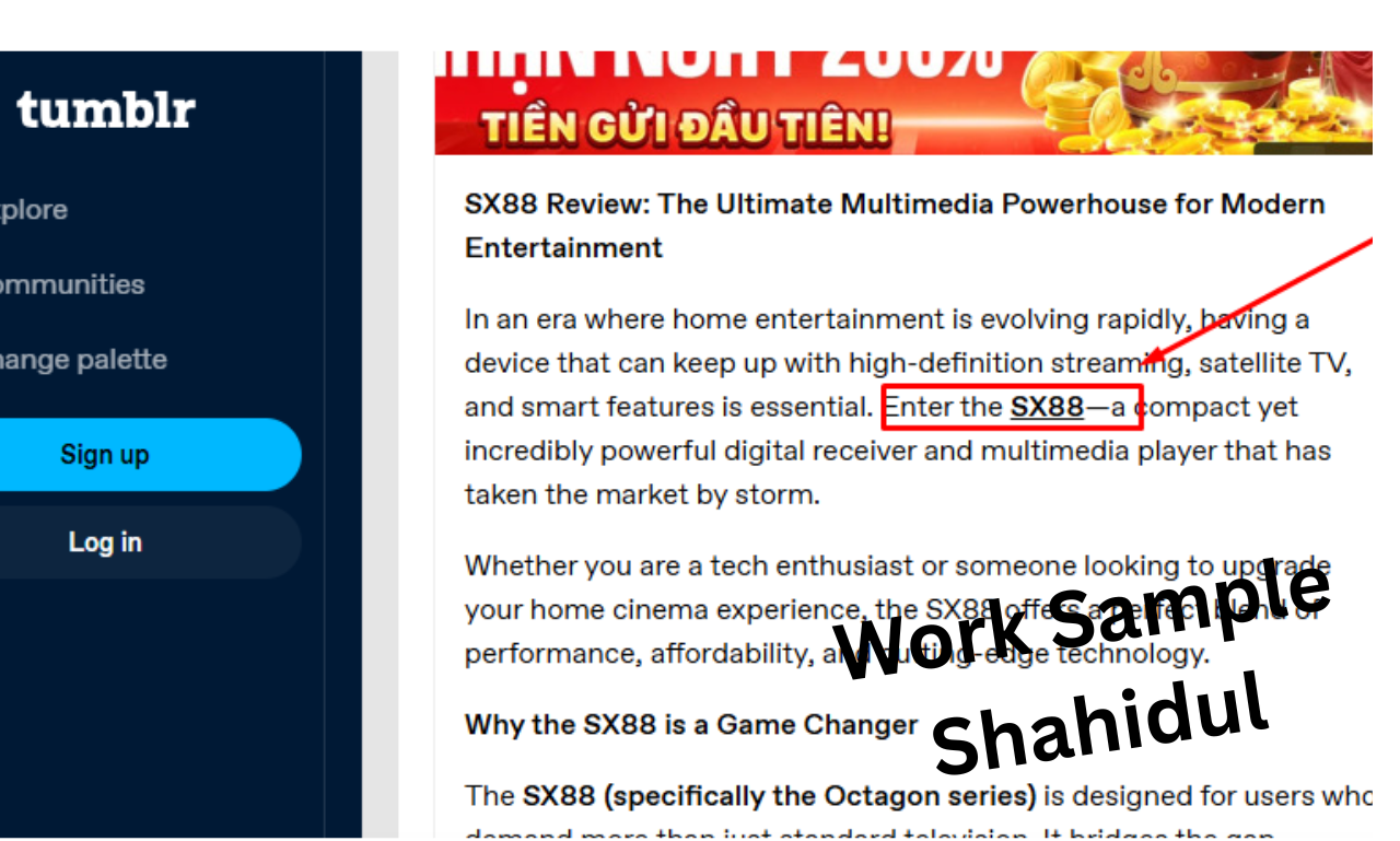 100 Elite web2.0 Guest Posts High DA Contextual Backlinks on Tumblr, Medium , Blogger. Etc