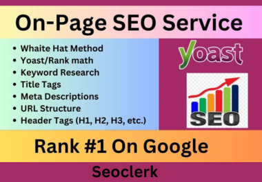 onpage SEO Or onpage seo optimaization for your wordpress website