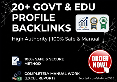 Create 20+ Edu and Govt Profiles to Ranking Your Webs...