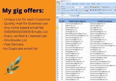 I Will Do Targeted Email Collecting For your Business