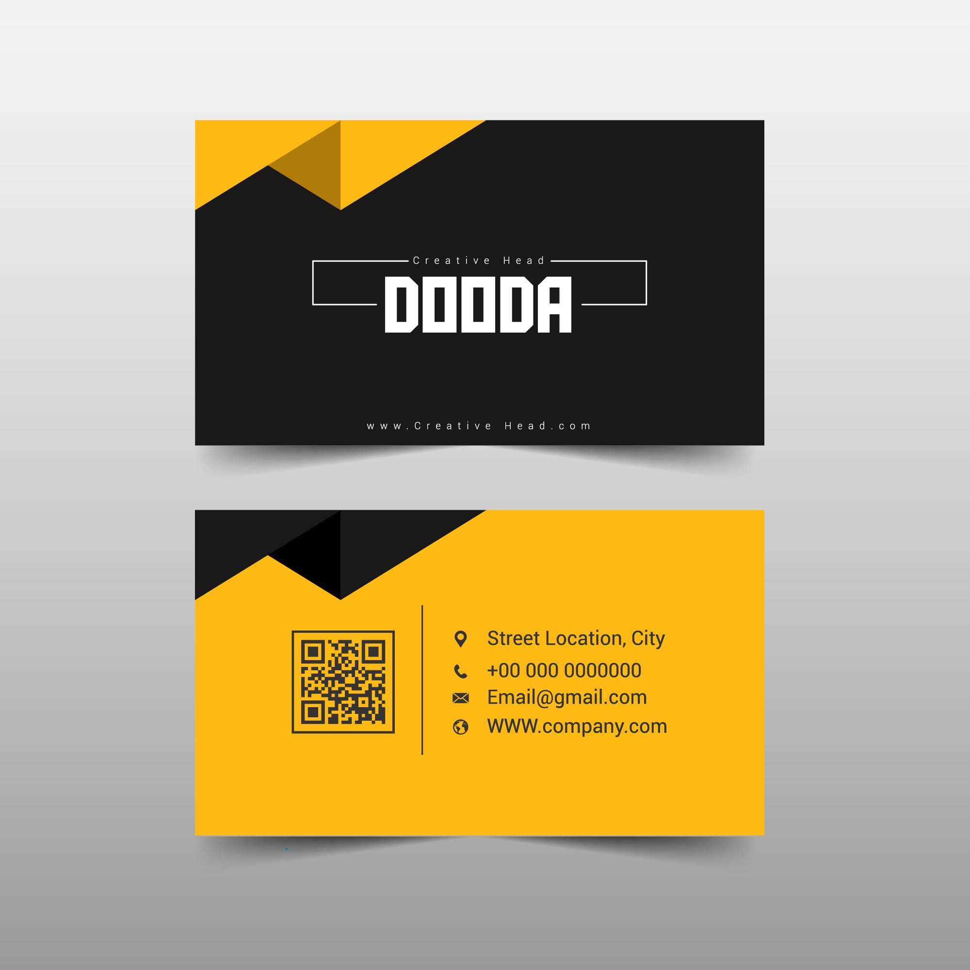 I will do professional business card in 2 hours