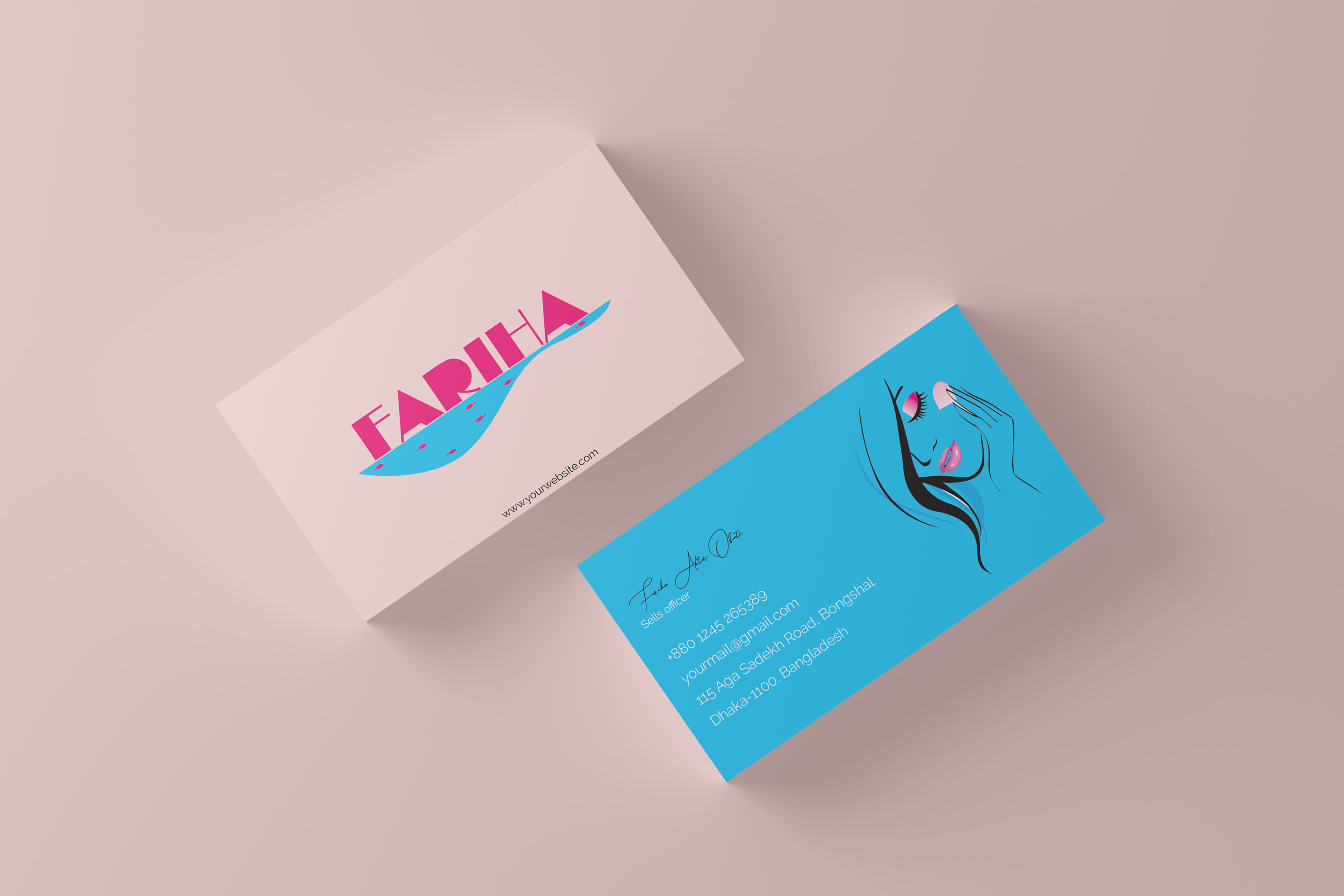 I will design any kind of professional business card for you