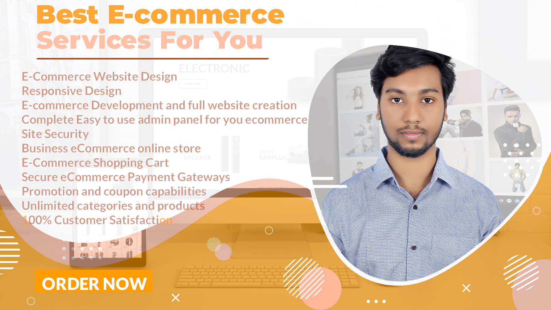 I will create ecommerce site for your e-commerce online store
