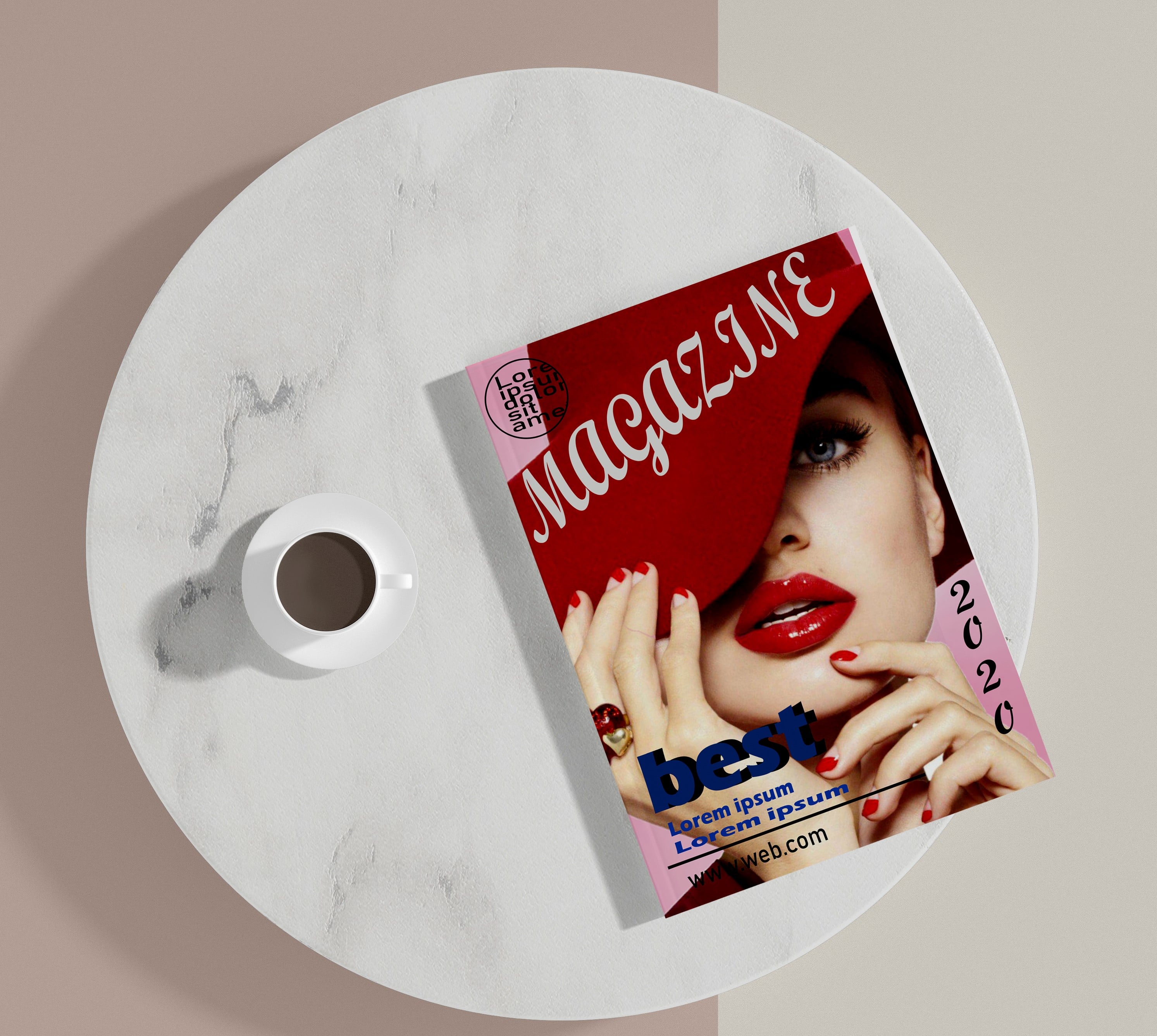 I will design good looking magazine cover