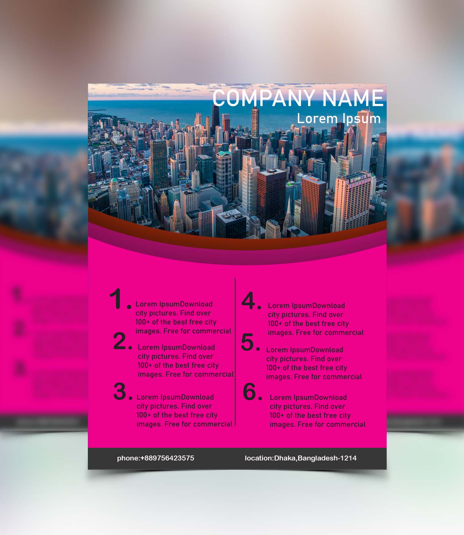  I will do professional Flyer, Brochure and Poster Design