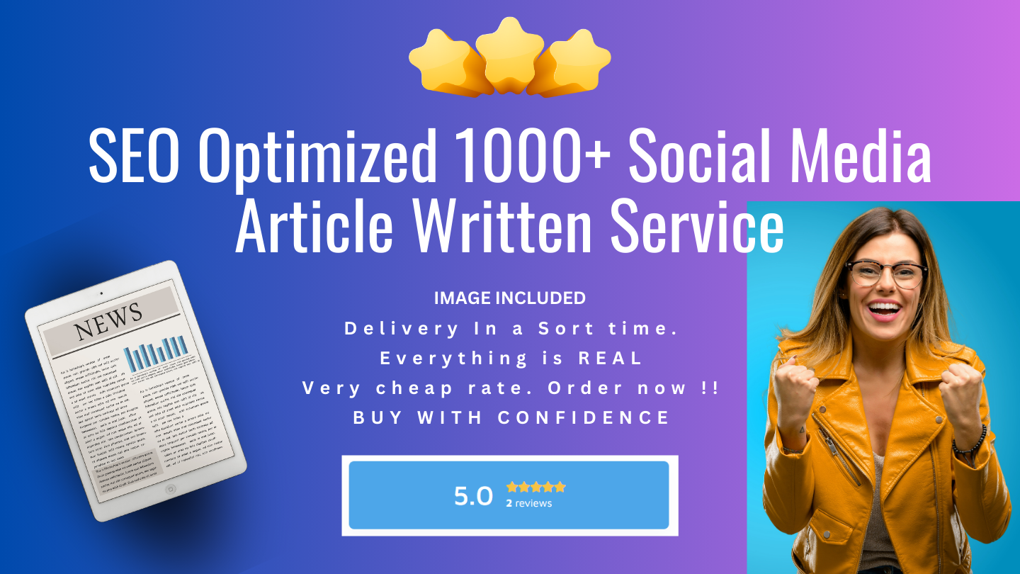 Optimized Article 1000 Words content for your Blog 