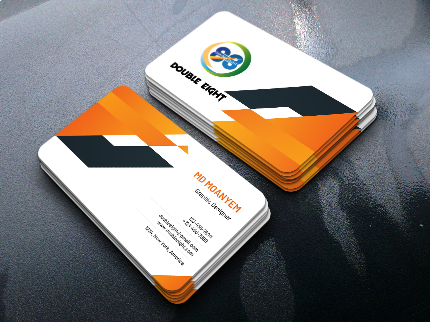 I will design 2 concept Unique and Modern business card for you
