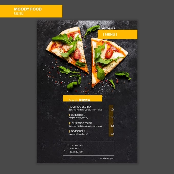 I will design professional & eye catching Food Menu ,Food flyer, restaurant flyer