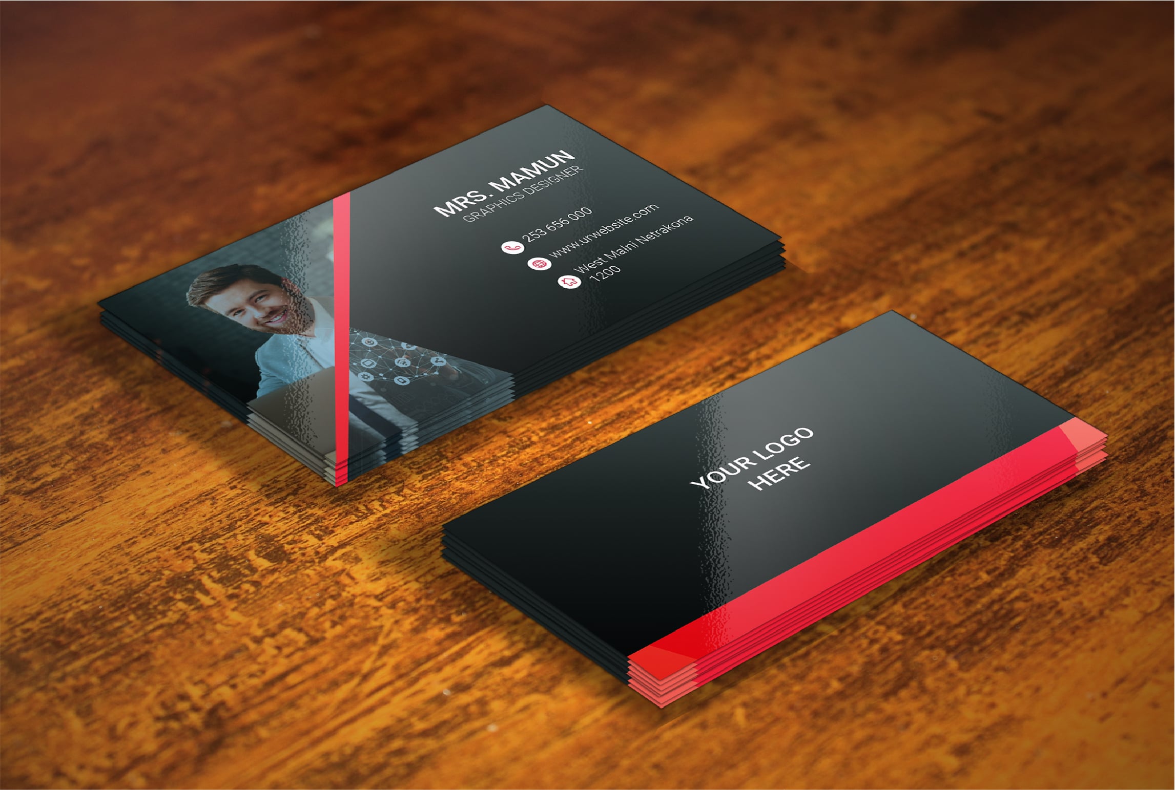 I will create creative business card design