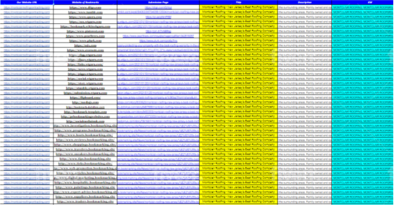 I will create 500 social bookmarking on high da backlinks