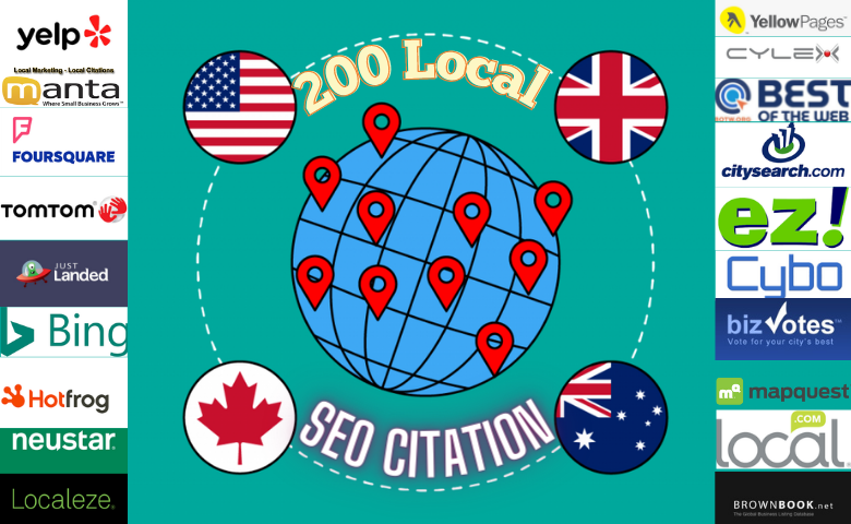 I will build top 200 live local citations and directory submission