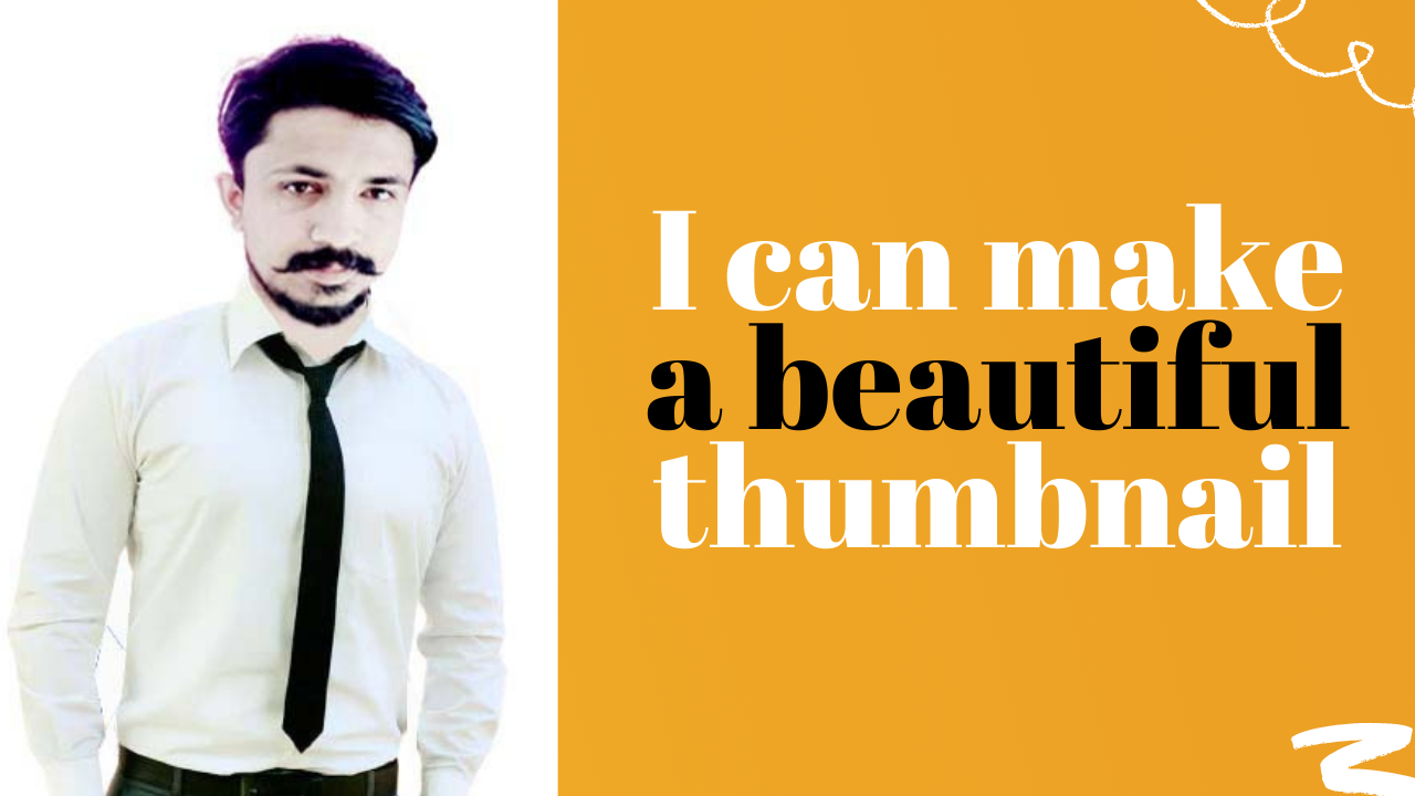 I can make a beautiful thumbnail