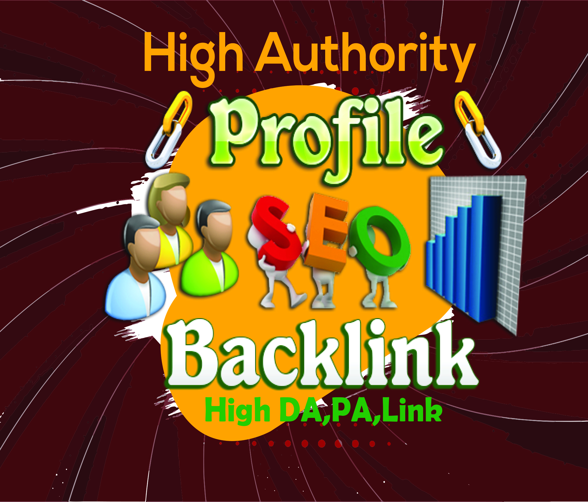 I will do create 80 SEO profile backlinks on high authority websites 