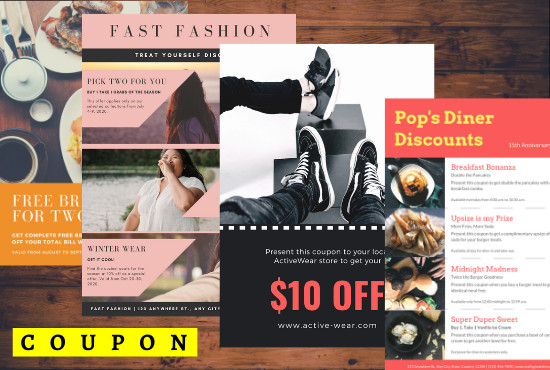 I will design Gift Voucher, Gift Coupon, Gift Certificate