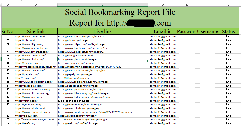 Do 50 Social Bookmarking Backlinks Manually